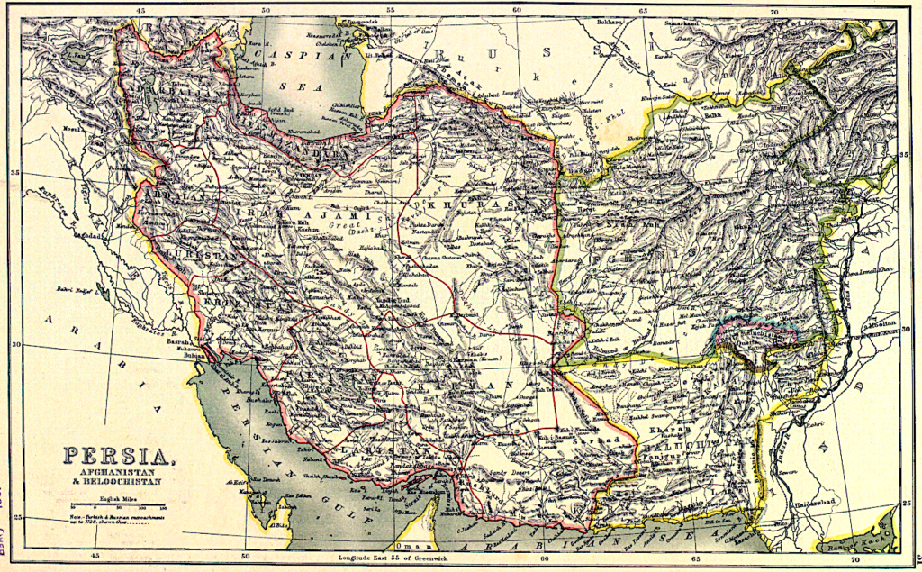 Историческая карта персии